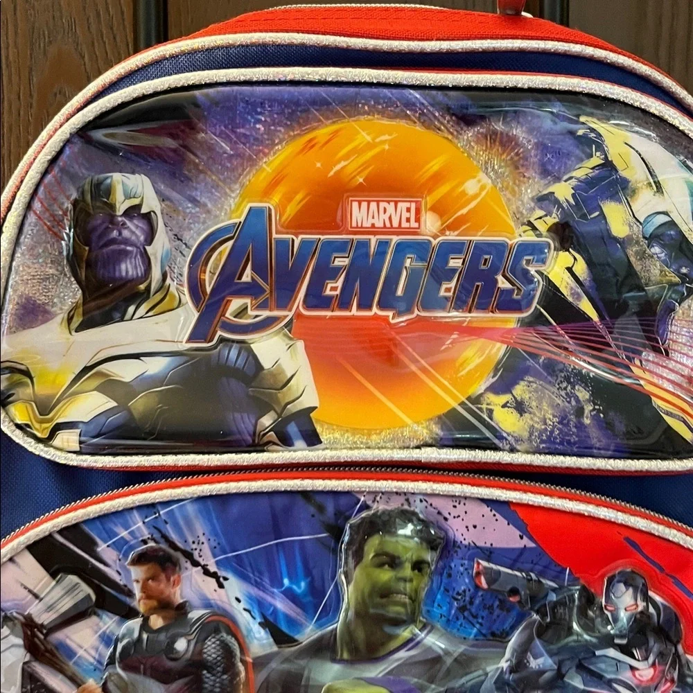 Ruz Marvel Avengers medium Tri storage 20” rolling school backpack.